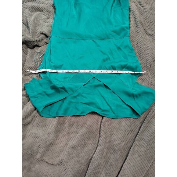 Ted Baker London Women's Size 4 Cap Sleeve Turquoise Blue Maxi Dress Gown Evenin - Picture 8 of 8